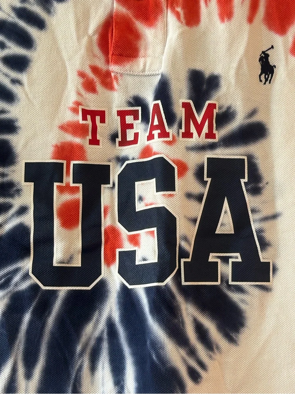 Polo Ralph Lauren Team USA Tie Dye Polo Shirt